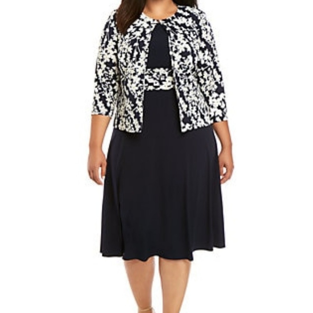 Jessica Howard Dress&Jacket Size 16W